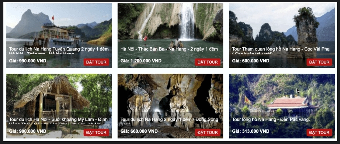 Một số tour du lịch Tuyên Quang 